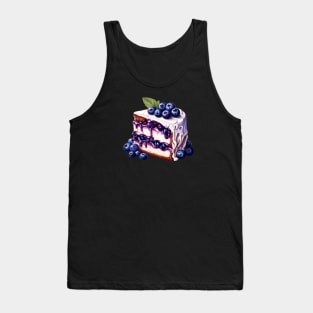 A Delicious Piece Of A Blueberry Cake Tank Top